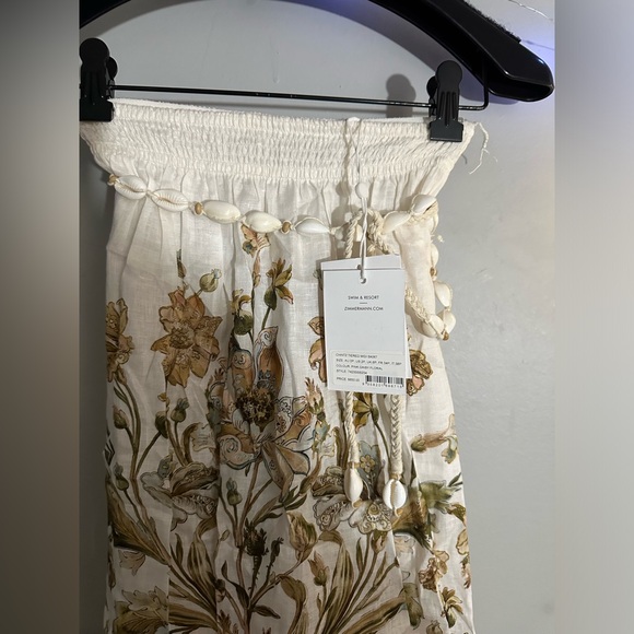 Zimmermann Chintz Tiered Midi skirt Size 2P - Picture 9 of 10